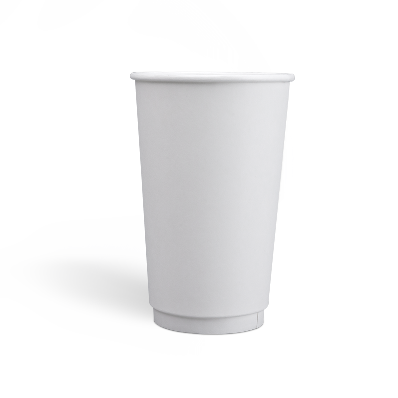 16oz Compostable PLA coating Double Wall Paper Cups