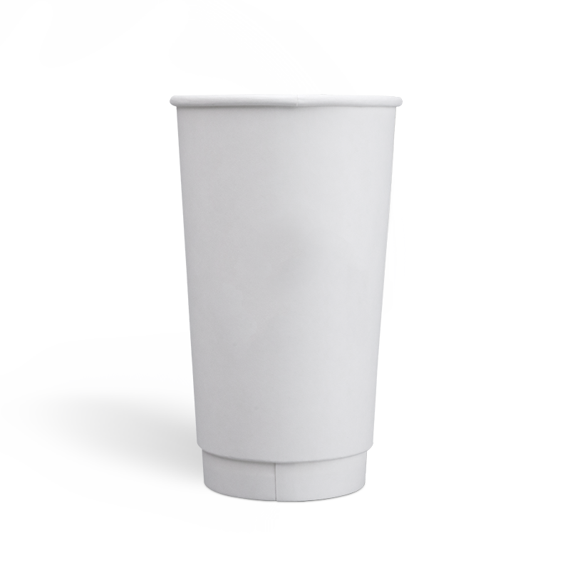 20oz Zero Plastic Water Dispersion Lining Double Wall Paper Cups