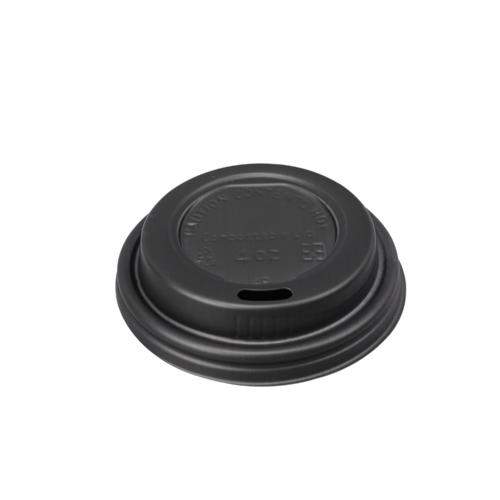 62mm Flat Coffee Cup Compostable CPLA Lids