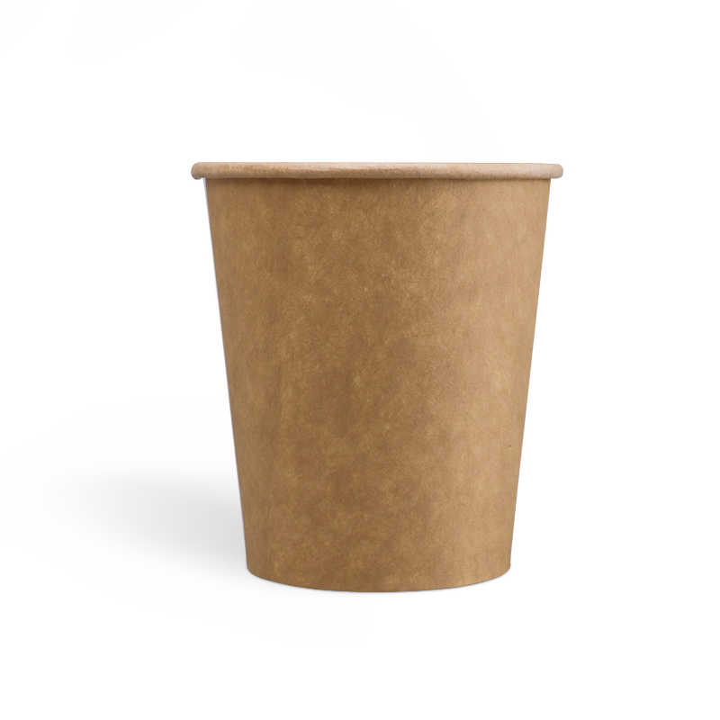 8oz PE Coating Single Wall Kraft Coffee Cups