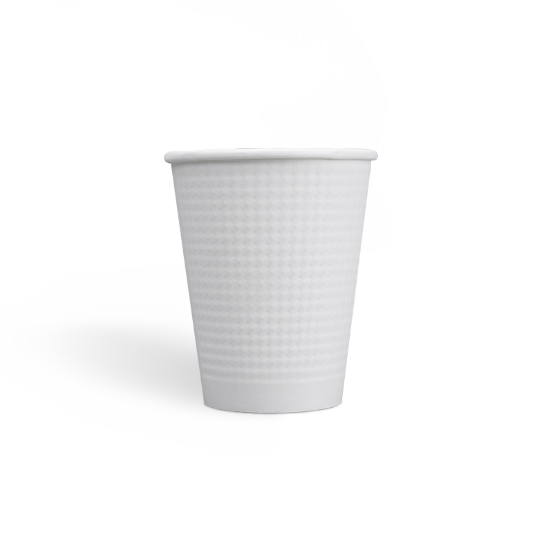 9oz Zero-Plastic Water Dispersion Lining Dot Embossed Paper Cups