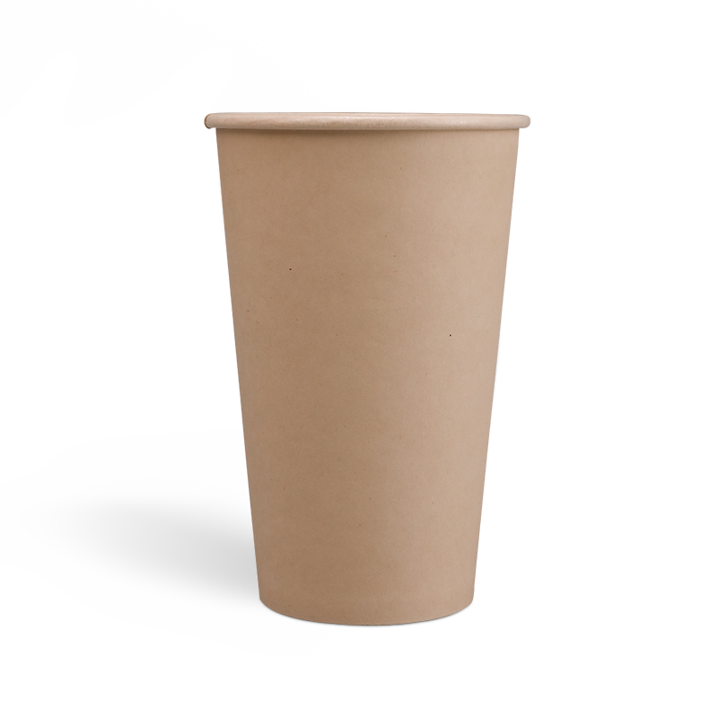 16oz PE Coating Single Wall Bamboo Coffee Cups