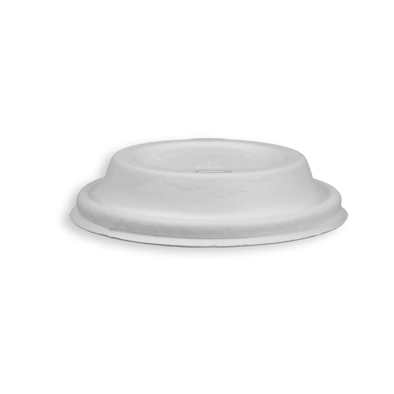 90mm Biodegradable Sugarcane Bagasse Coffee Lids