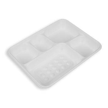 Bagasse compartment trays are ideal for hot or cold foods