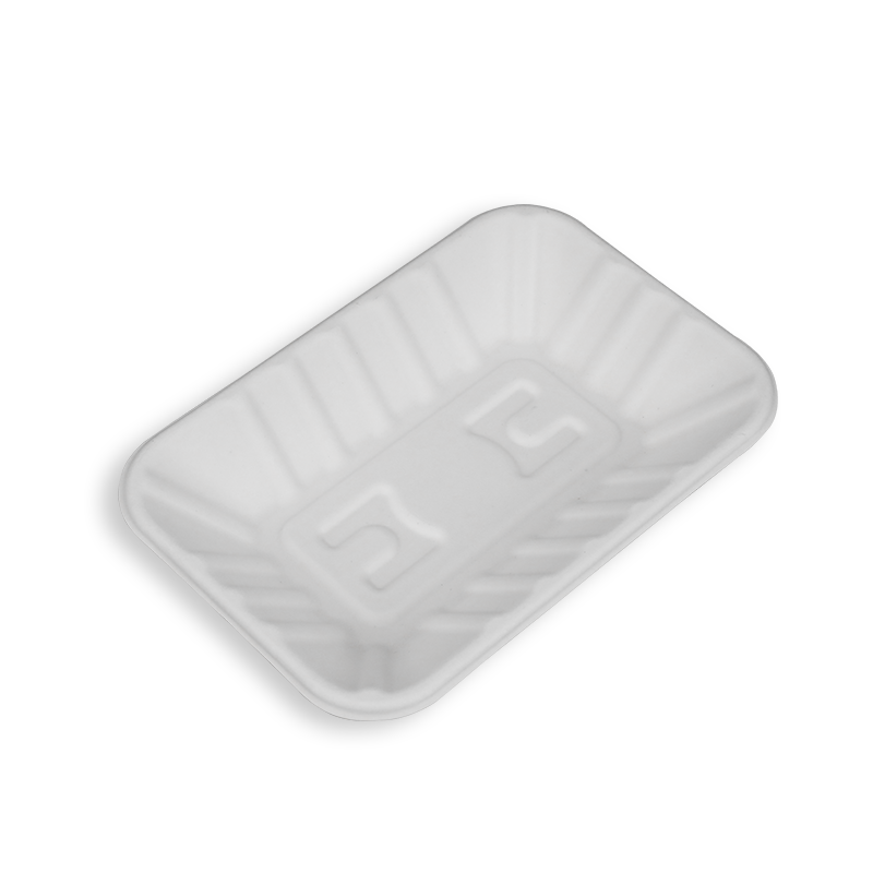 6.7*4.5'' Biodegradable Sugarcane Bagasse Long Trays