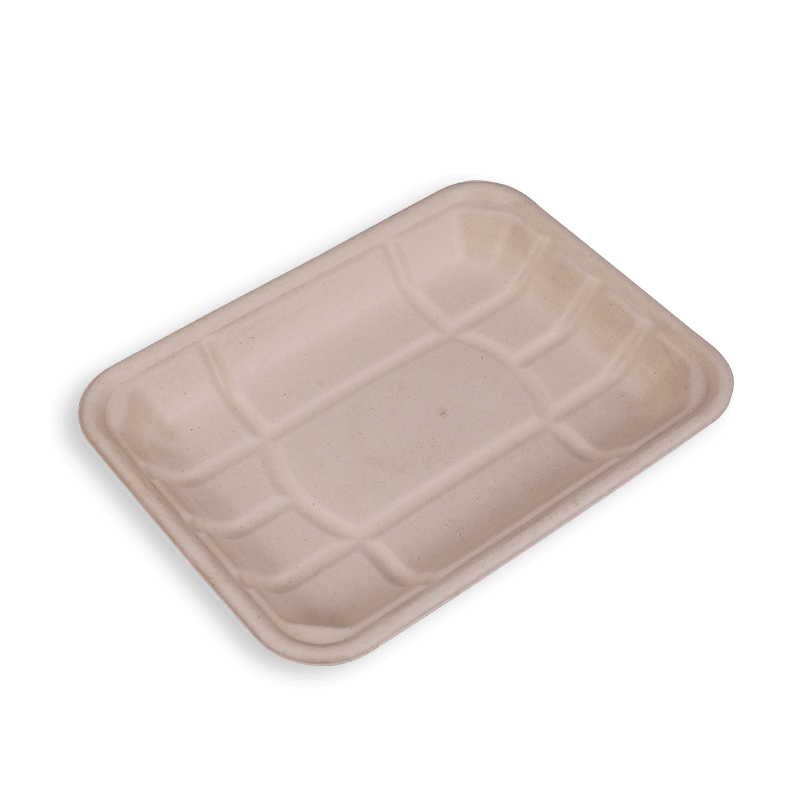 9.5*7'' Biodegradable Sugarcane Bagasse Long Trays