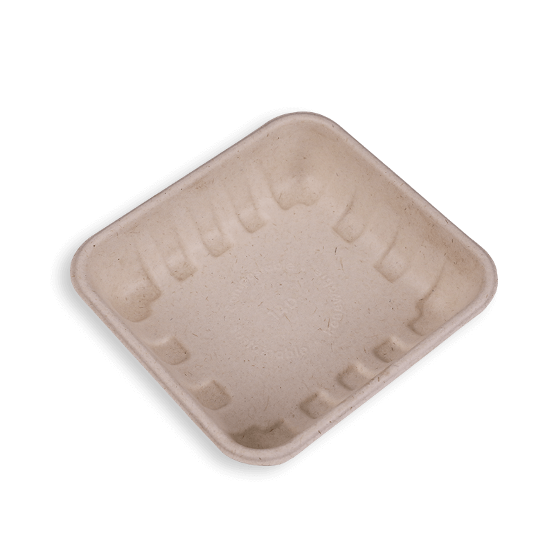 6.1*5.7'' Biodegradable Sugarcane Bagasse Long Trays