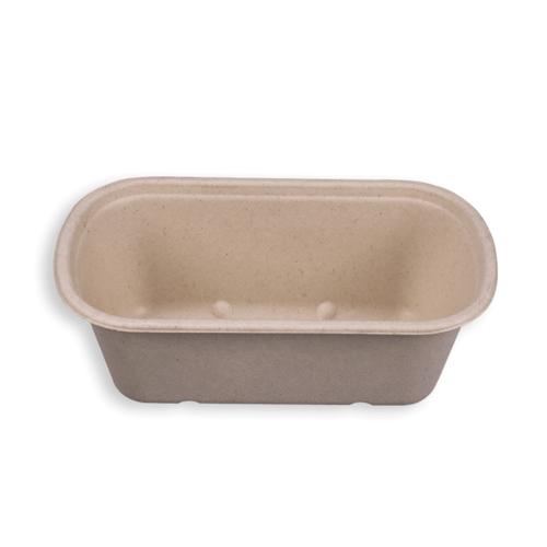 1200ml Biodegradable Sugarcane Bagasse Containers