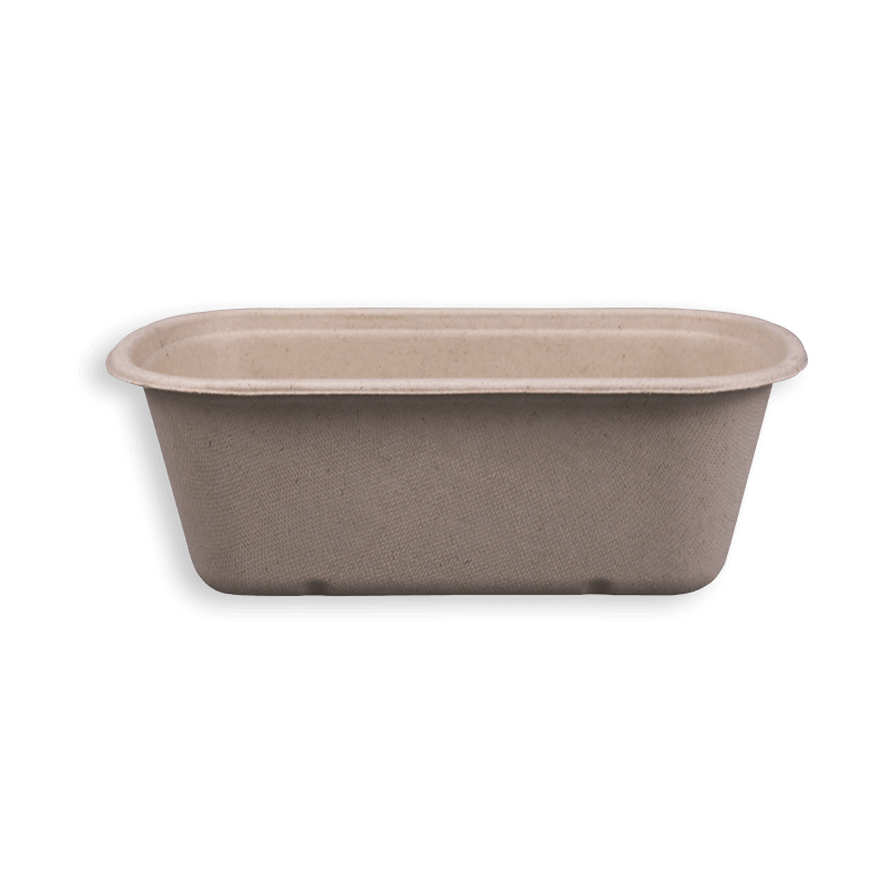 1200ml Biodegradable Sugarcane Bagasse Containers