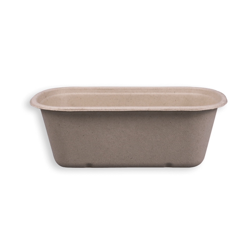 1200ml Biodegradable Sugarcane Bagasse Containers