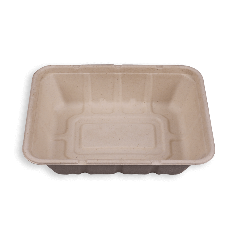 1200ml Biodegradable Sugarcane Bagasse Long Trays