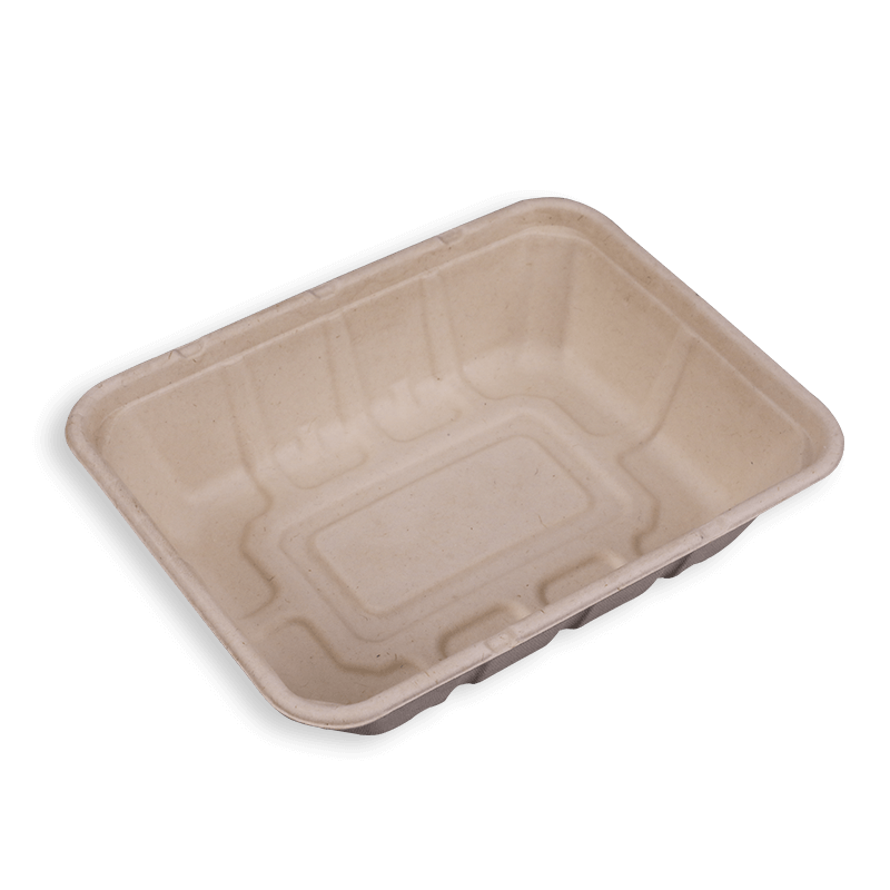 1200ml Biodegradable Sugarcane Bagasse Long Trays