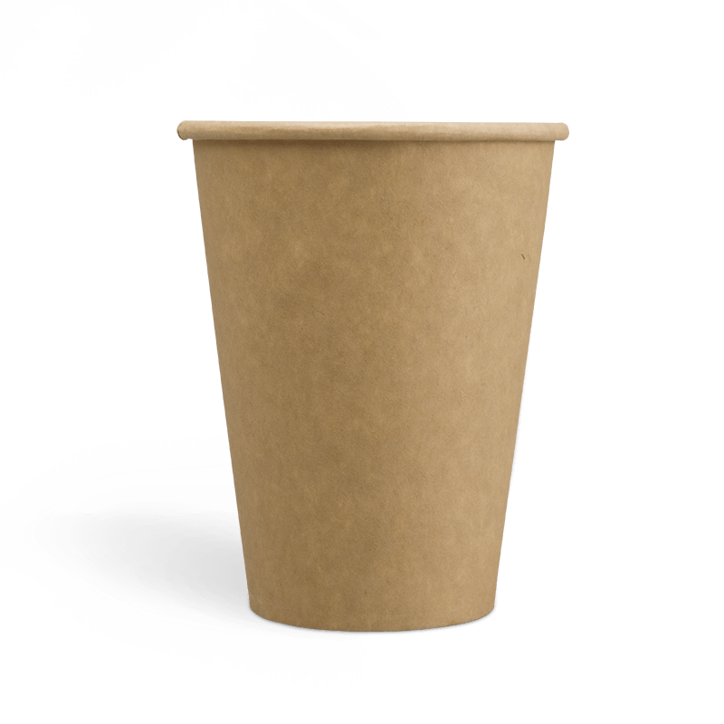 12oz PE Coating Single Wall Kraft Coffee Cups