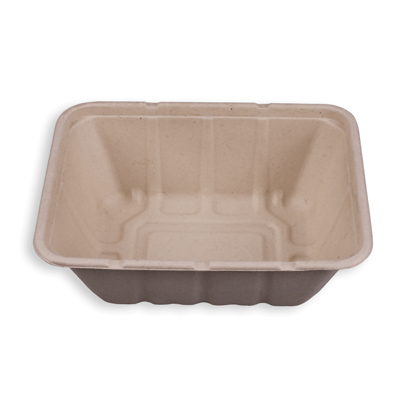 1500ml Biodegradable Sugarcane Bagasse Long Trays
