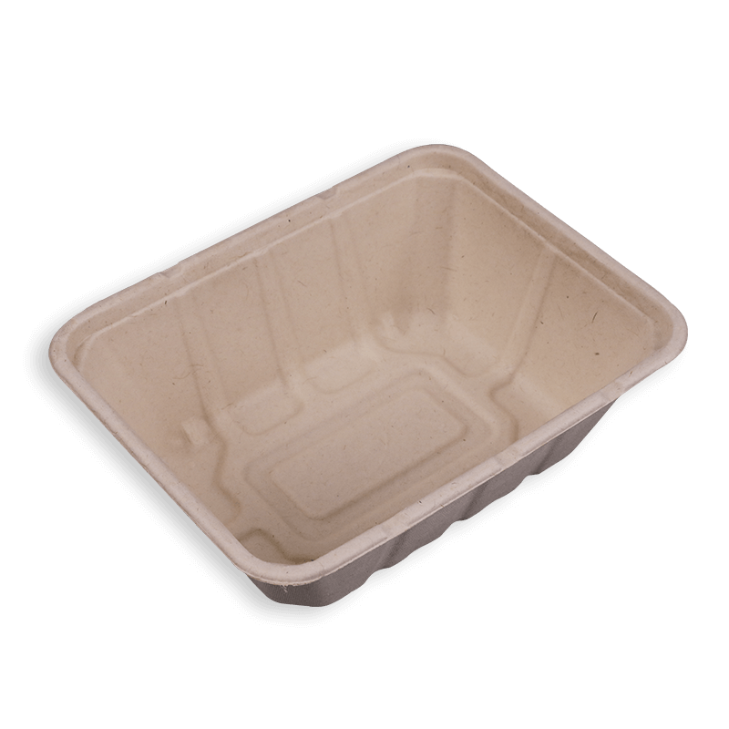 1500ml Biodegradable Sugarcane Bagasse Long Trays