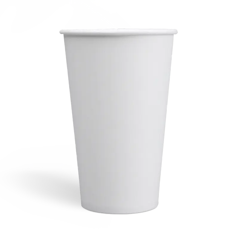 16oz Plastic Free Single Wall Paper Cups