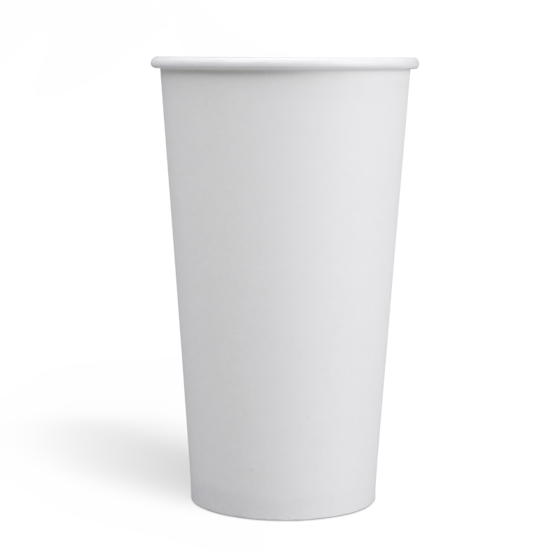 20oz Compostable PLA coating Single Wall Paper Cups