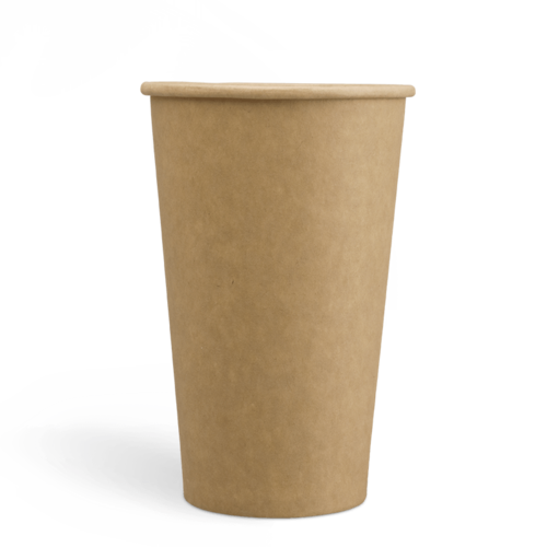 20oz PE Coating Single Wall Kraft Coffee Cups