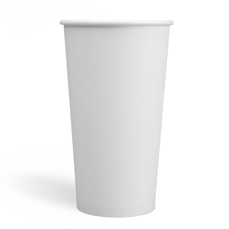 22oz Compostable PLA coating Single Wall Paper Cups