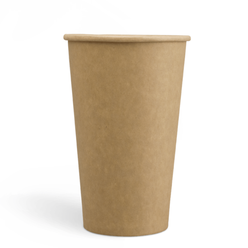 22oz PE Coating Single Wall Kraft Coffee Cups