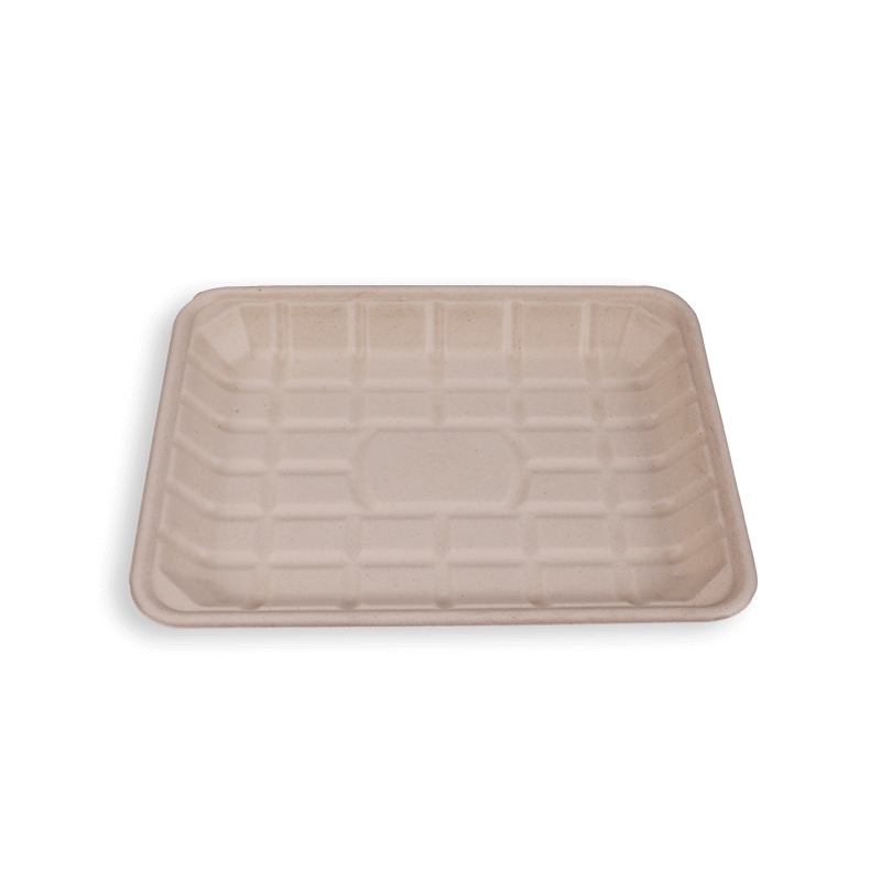 9*11.7'' Biodegradable Sugarcane Bagasse Long Trays