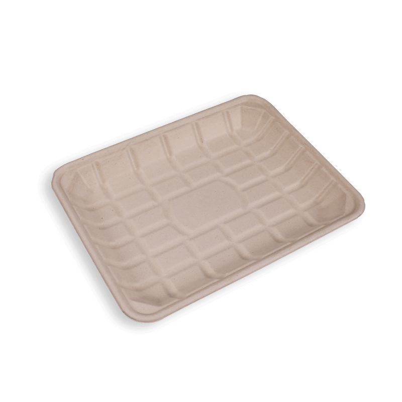 9*11.7'' Biodegradable Sugarcane Bagasse Long Trays