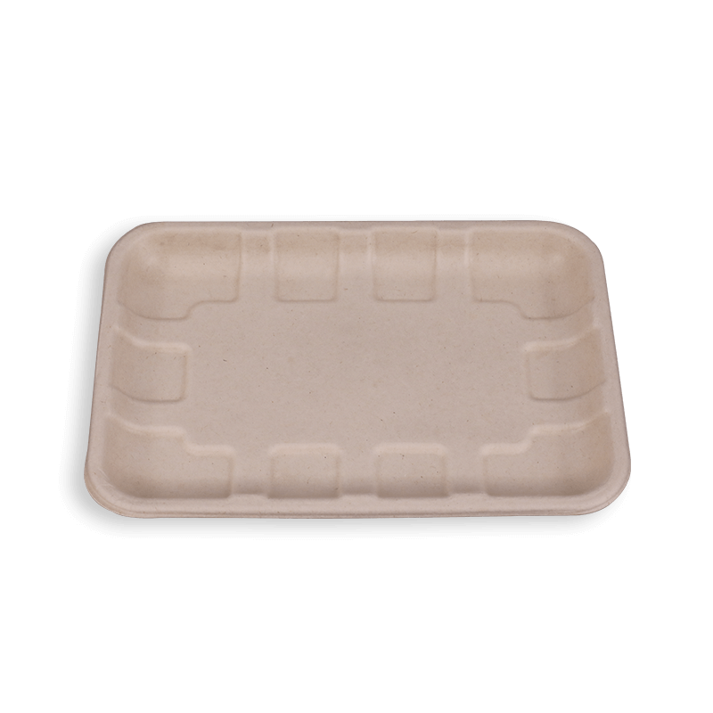 7.9*5.5'' Biodegradable Sugarcane Bagasse Long Trays