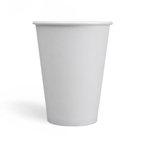 12oz Compostable PLA coating Single Wall Paper Cups