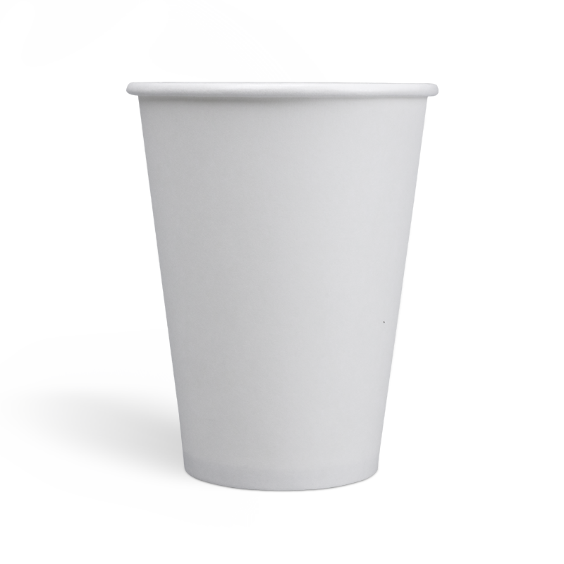 12oz Plastic-Free Single Wall Paper Cups