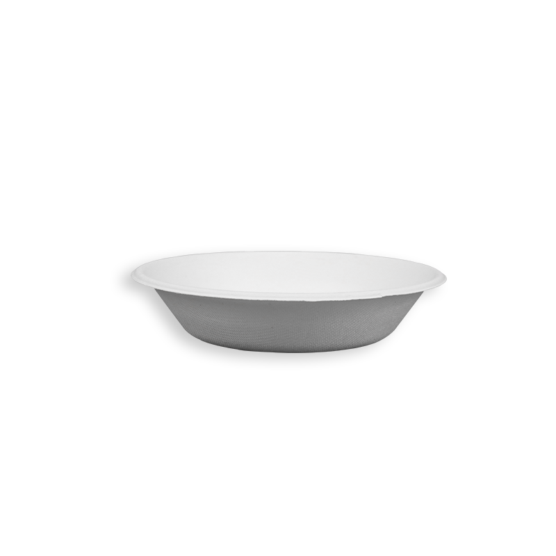 6'' Biodegradable Sugarcane Bagasse Round Bowls
