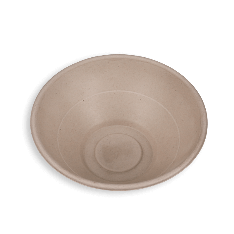 40oz Biodegradable Sugarcane Bagasse Round Bowls