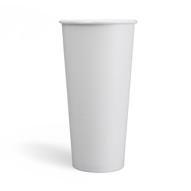22oz Plastic Free Cold Drinks Paper Cups