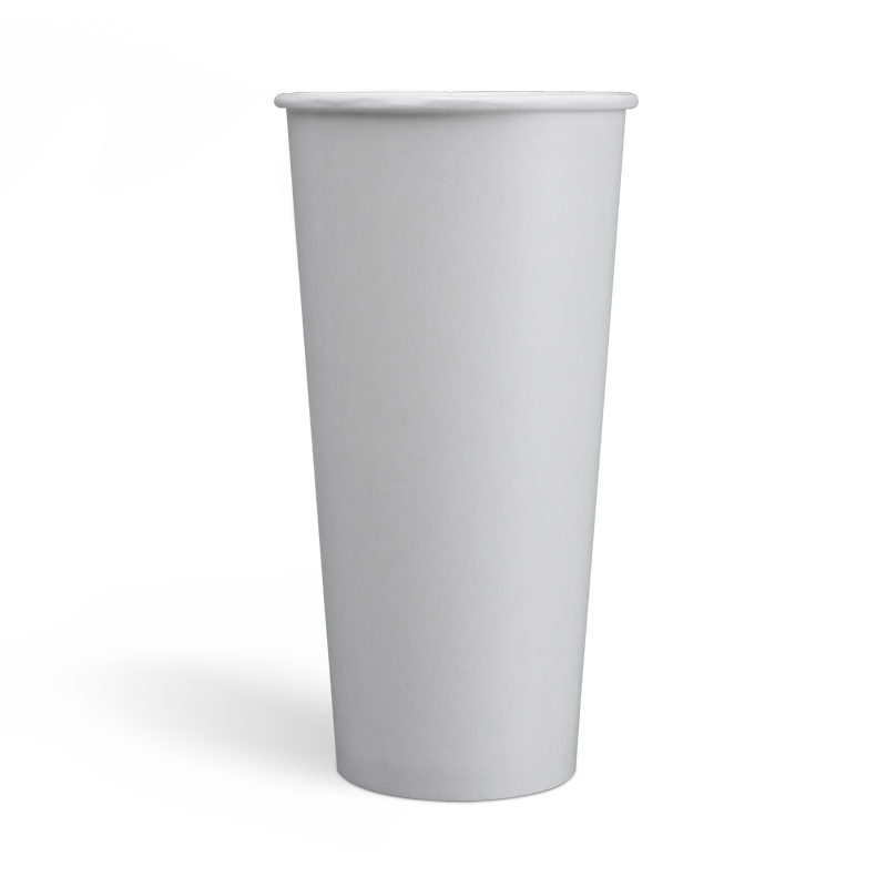 What are the advantages of cold drink paper cups compared to plastic?