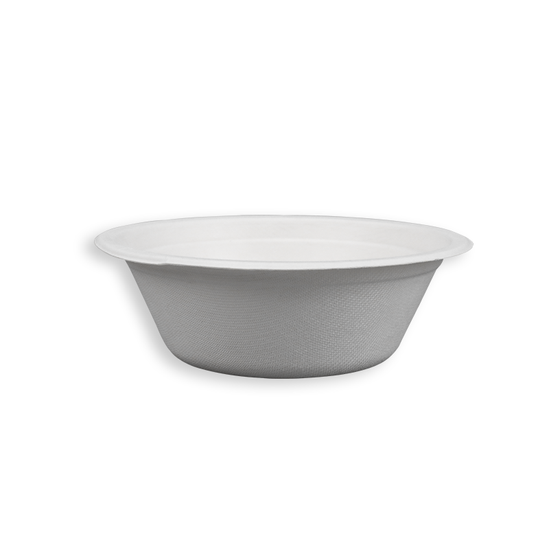 350ml Biodegradable Sugarcane Bagasse Round Bowls