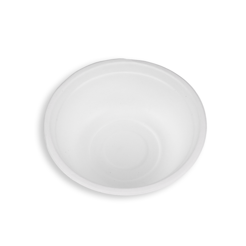 500ml Biodegradable Sugarcane Bagasse Round Bowls