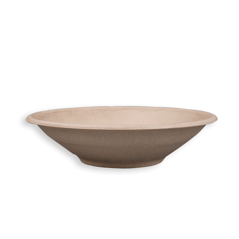24oz Biodegradable Sugarcane Bagasse Round Bowls