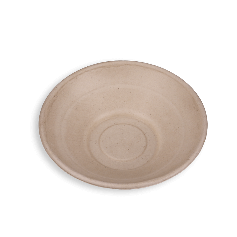 24oz Biodegradable Sugarcane Bagasse Round Bowls