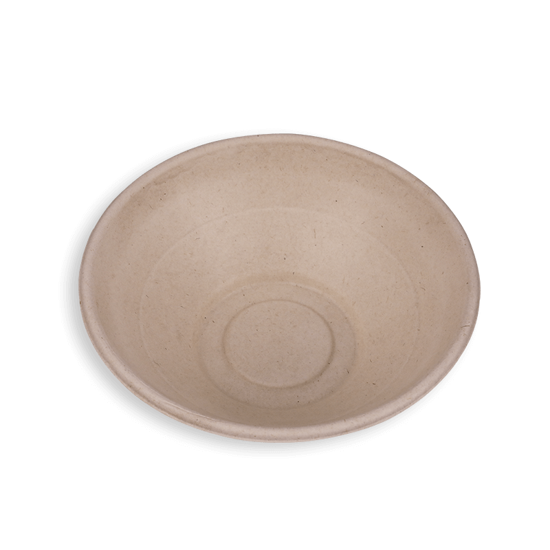 32oz Biodegradable Sugarcane Bagasse Round Bowls