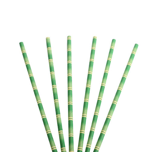 Compostable Bamboo Paper Straws