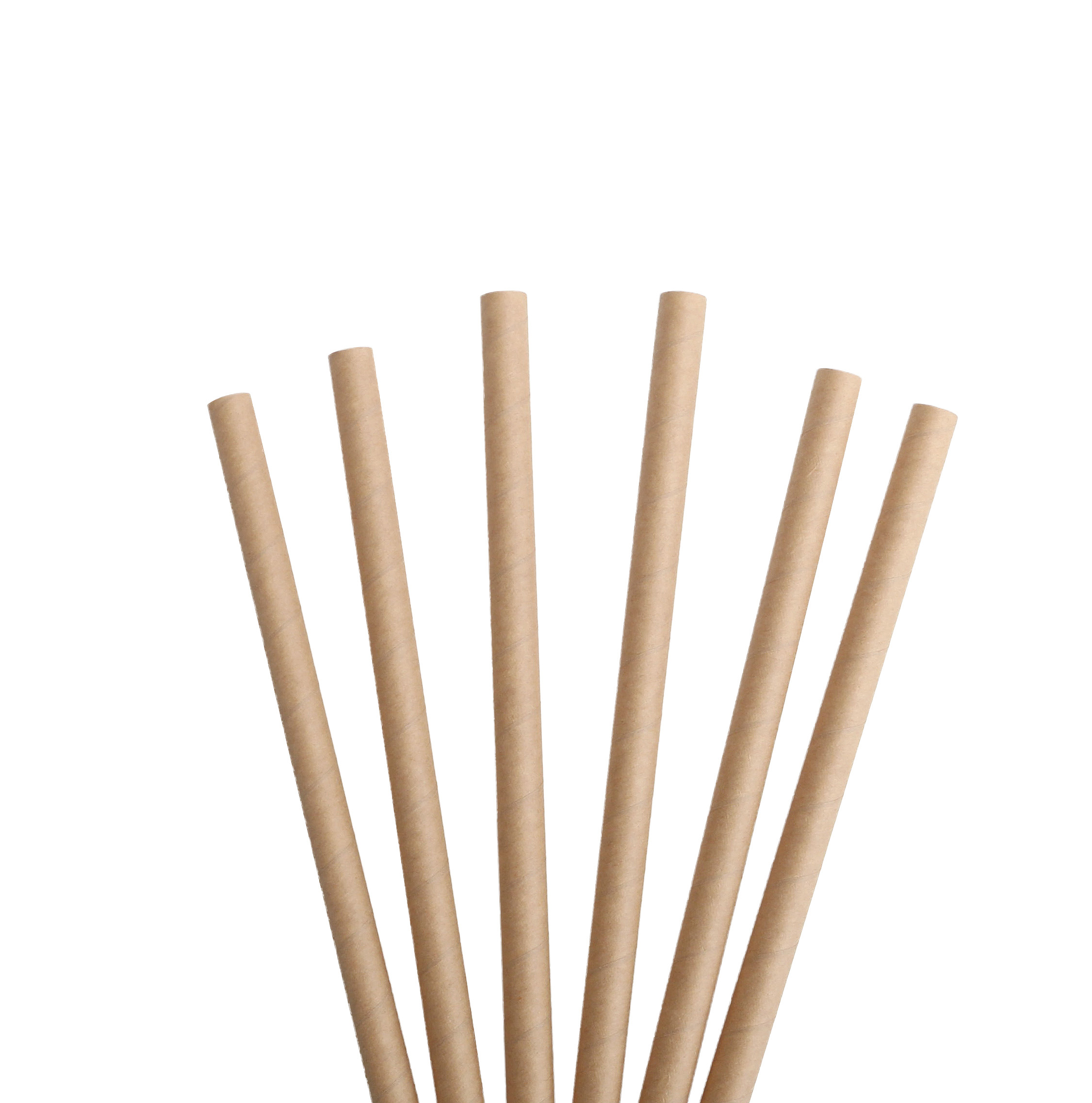 Drinking Boba Kraft Brown Paper Straws