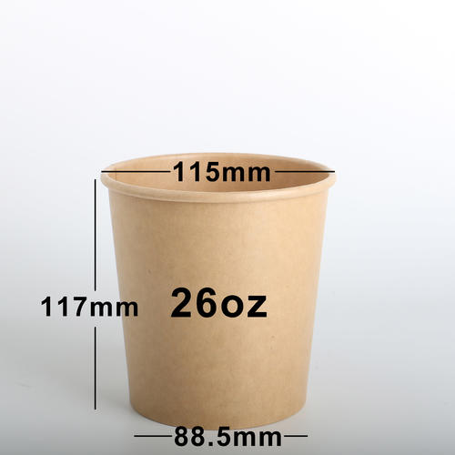 26oz Disposable Ice Cream Bowls With Lids